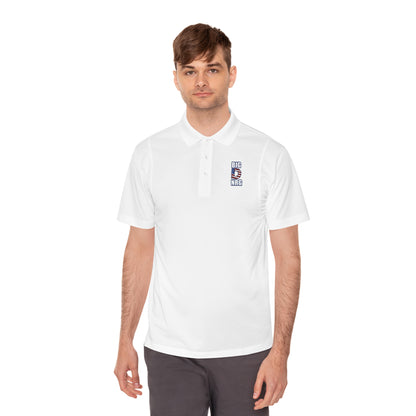 Big D NRG Men's Sport Polo — Athletic Performance Polo with 'BIG D NRG' Chest Logo