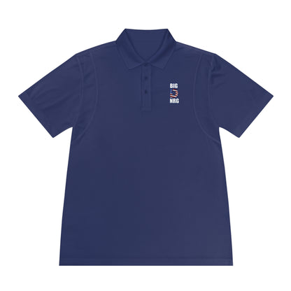 Big D NRG Men's Sport Polo — Athletic Performance Polo with 'BIG D NRG' Chest Logo