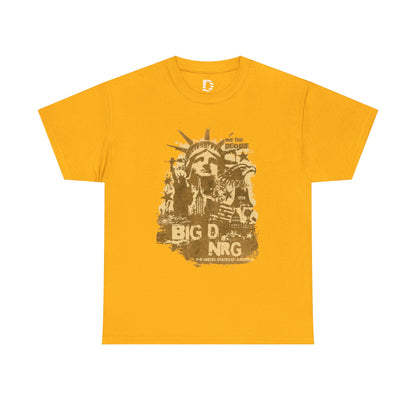 Big D NRG Grunge Graphic Tee — Vintage Statue of Liberty Rock Shirt
