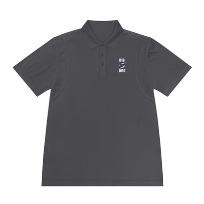 Big D NRG Men's Sport Polo — Athletic Performance Polo with 'BIG D NRG' Chest Logo