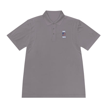 Big D NRG Men's Sport Polo — Athletic Performance Polo with 'BIG D NRG' Chest Logo