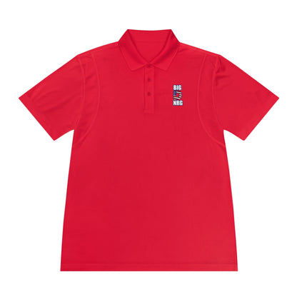 Big D NRG Men's Sport Polo — Athletic Performance Polo with 'BIG D NRG' Chest Logo
