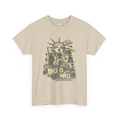 Big D NRG Grunge Graphic Tee — Vintage Statue of Liberty Rock Shirt