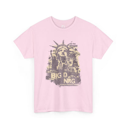 Big D NRG Grunge Graphic Tee — Vintage Statue of Liberty Rock Shirt