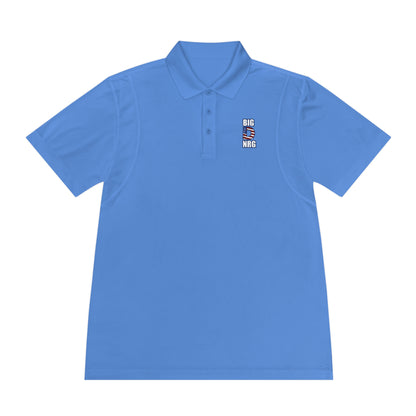 Big D NRG Men's Sport Polo — Athletic Performance Polo with 'BIG D NRG' Chest Logo