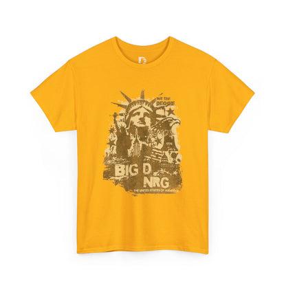Big D NRG Grunge Graphic Tee — Vintage Statue of Liberty Rock Shirt