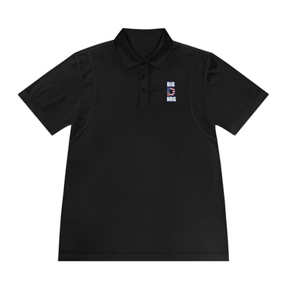 Big D NRG Men's Sport Polo — Athletic Performance Polo with 'BIG D NRG' Chest Logo
