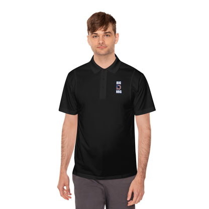 Big D NRG Men's Sport Polo — Athletic Performance Polo with 'BIG D NRG' Chest Logo