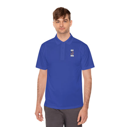 Big D NRG Men's Sport Polo — Athletic Performance Polo with 'BIG D NRG' Chest Logo
